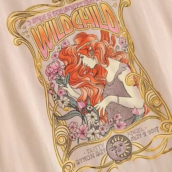 One Left!🔹Boho Wild Child Tee. ⭐⭐⭐⭐⭐ - Picture 7 of 8